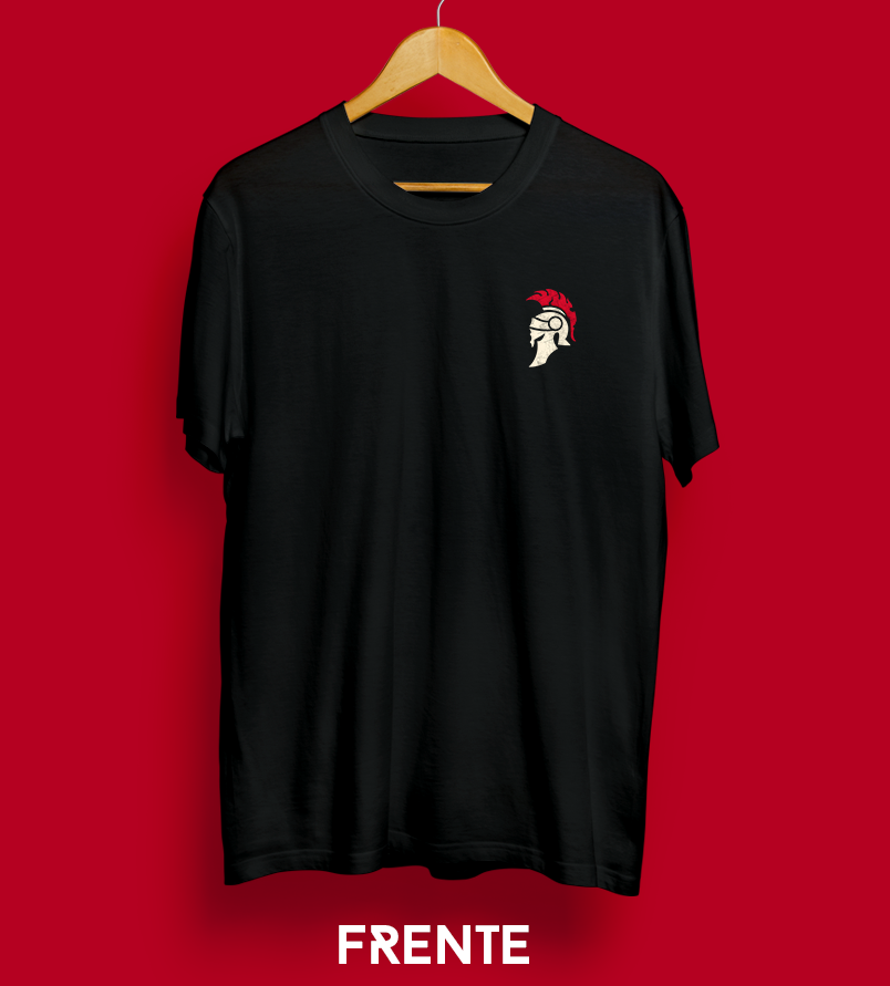 Remera Gladiador - Negra - Doble estampa - Imagen 2